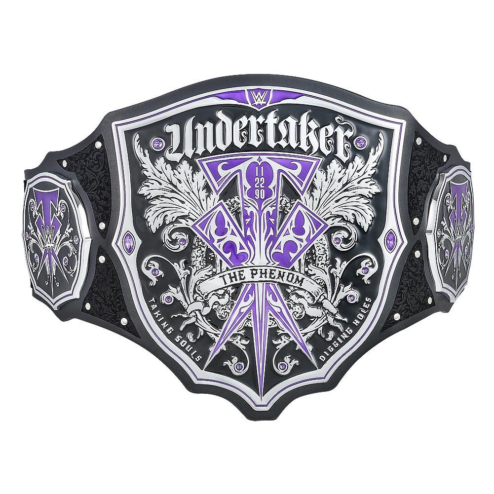 WWE World Title Belt The Phenom UNDERTKER Championship Belt