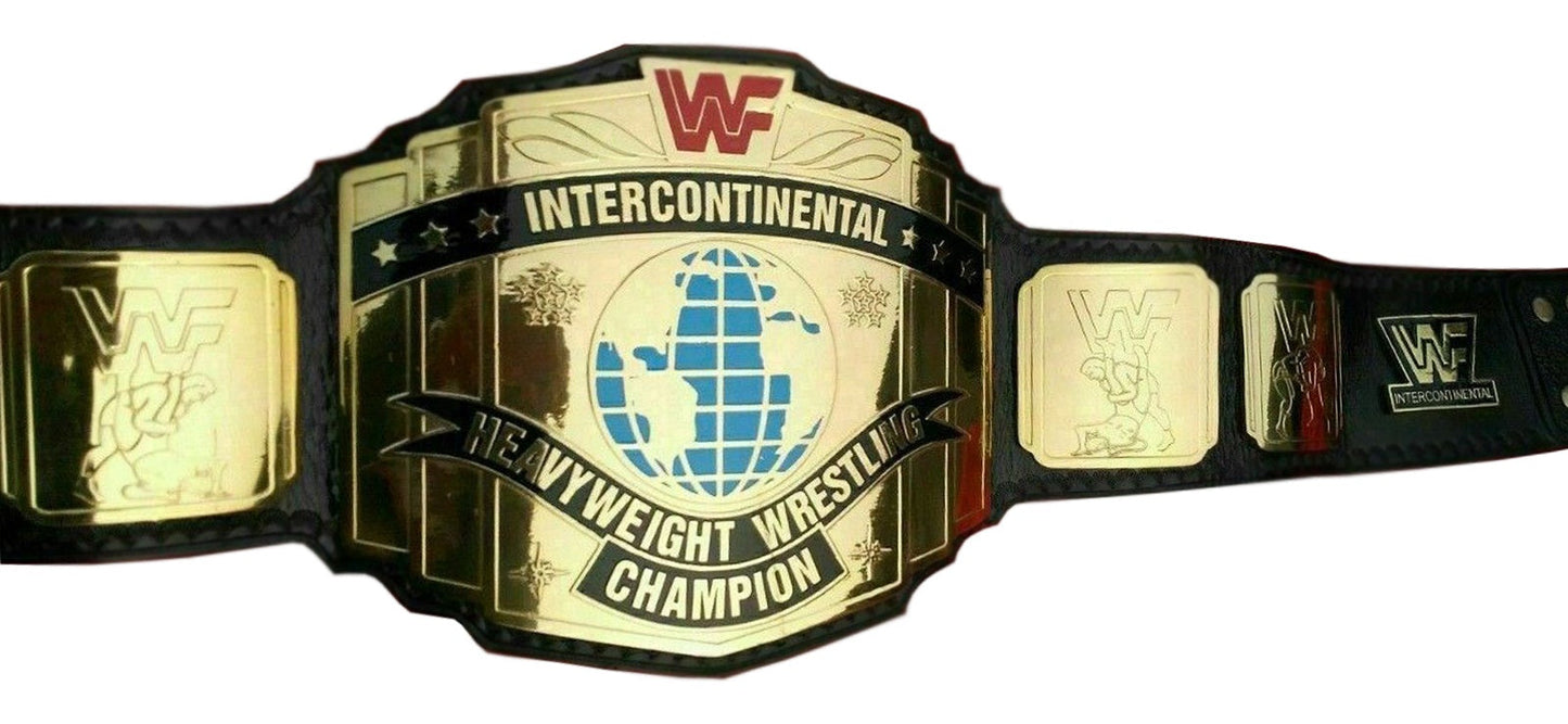 WWF World Heavyweight Championship Intercontinental Title Championship Belt