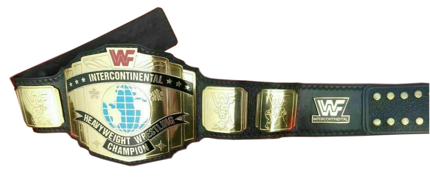 WWF World Heavyweight Championship Intercontinental Title Championship Belt