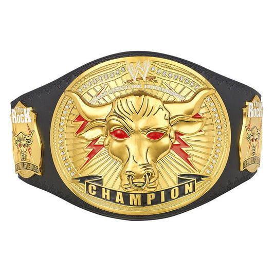 WWE Championship Title Belt The Rock Brahma Bull WWE World Heavy Championship