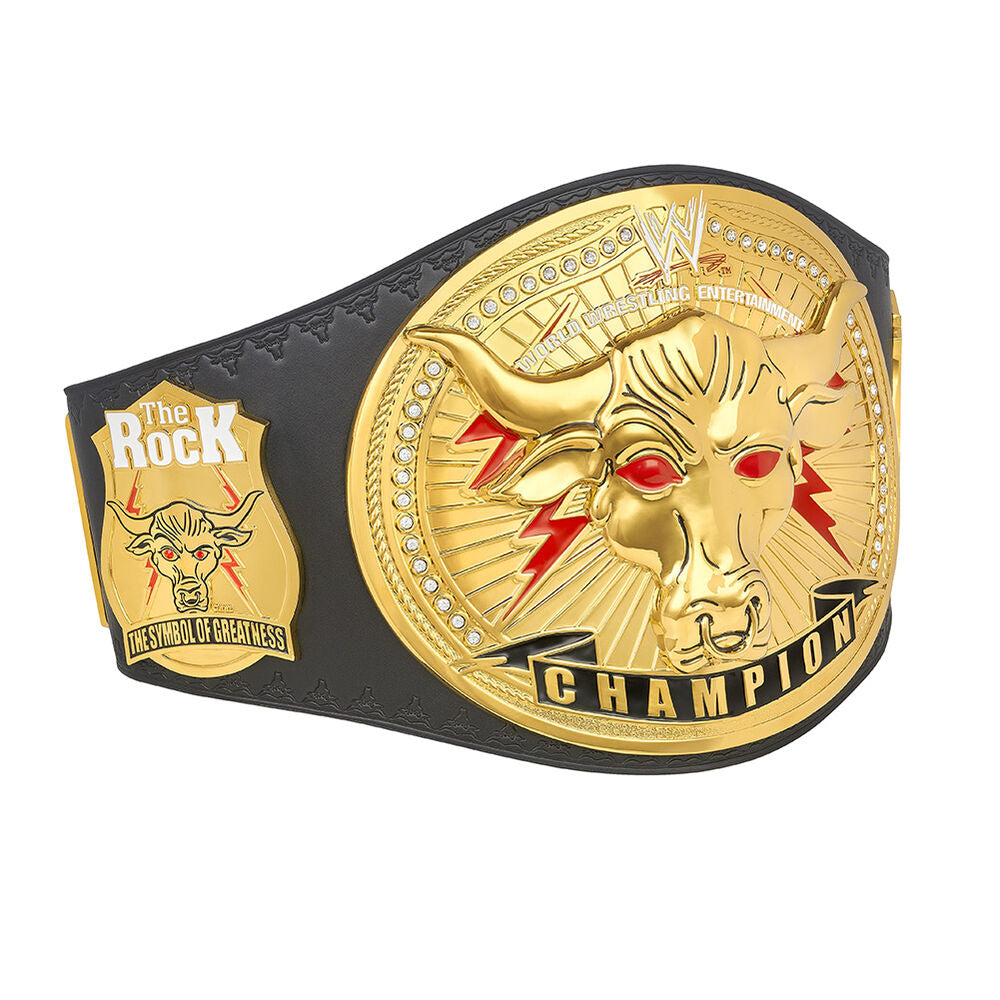 WWE Championship Title Belt The Rock Brahma Bull WWE World Heavy Championship