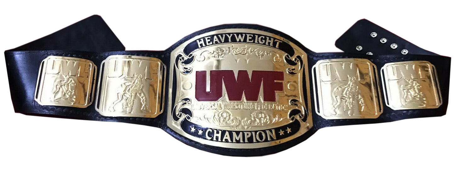 UWF World Wrestling Championship Title Heavy Weight Belt