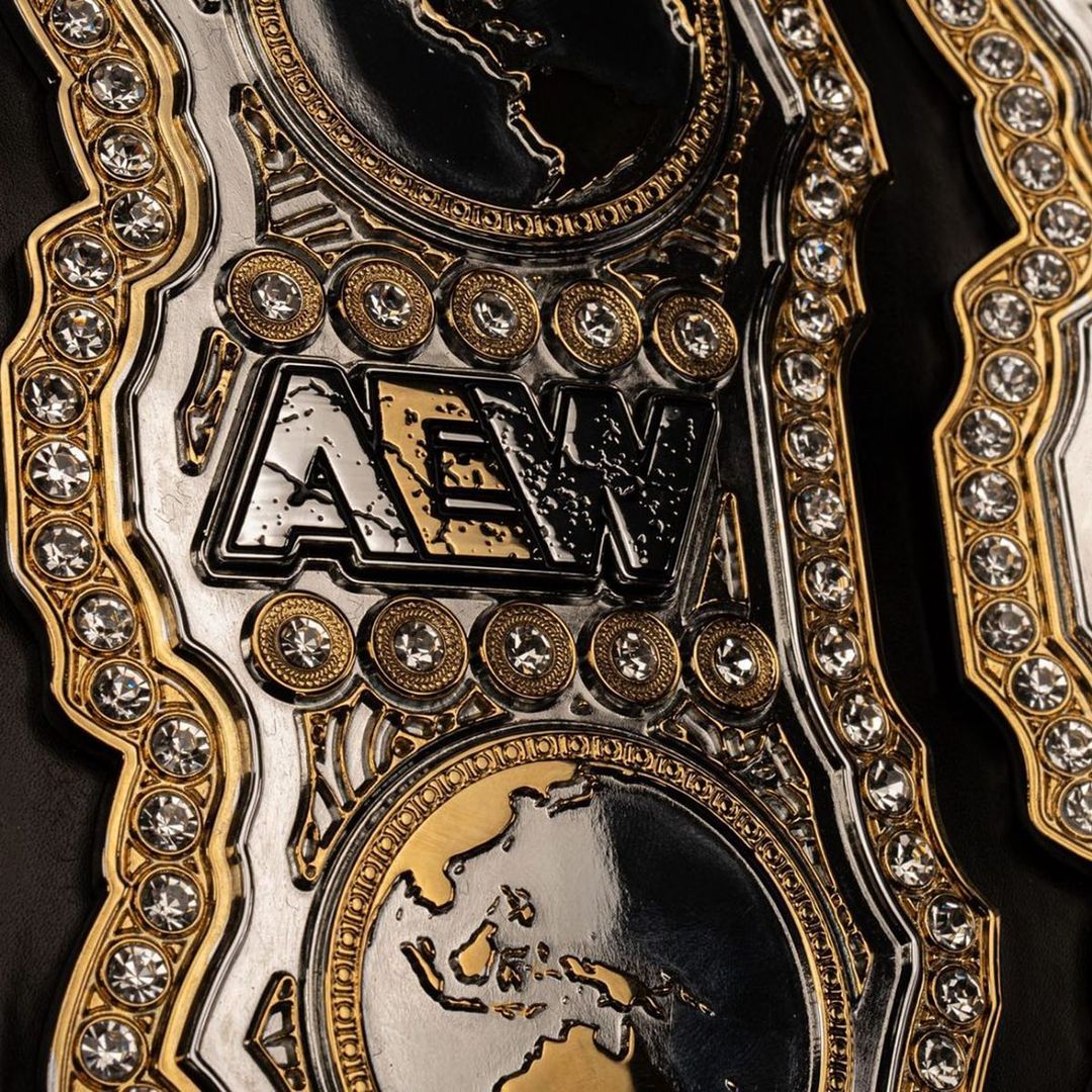 AEW All Elite Wrestling World Heavyweight Championship Belt