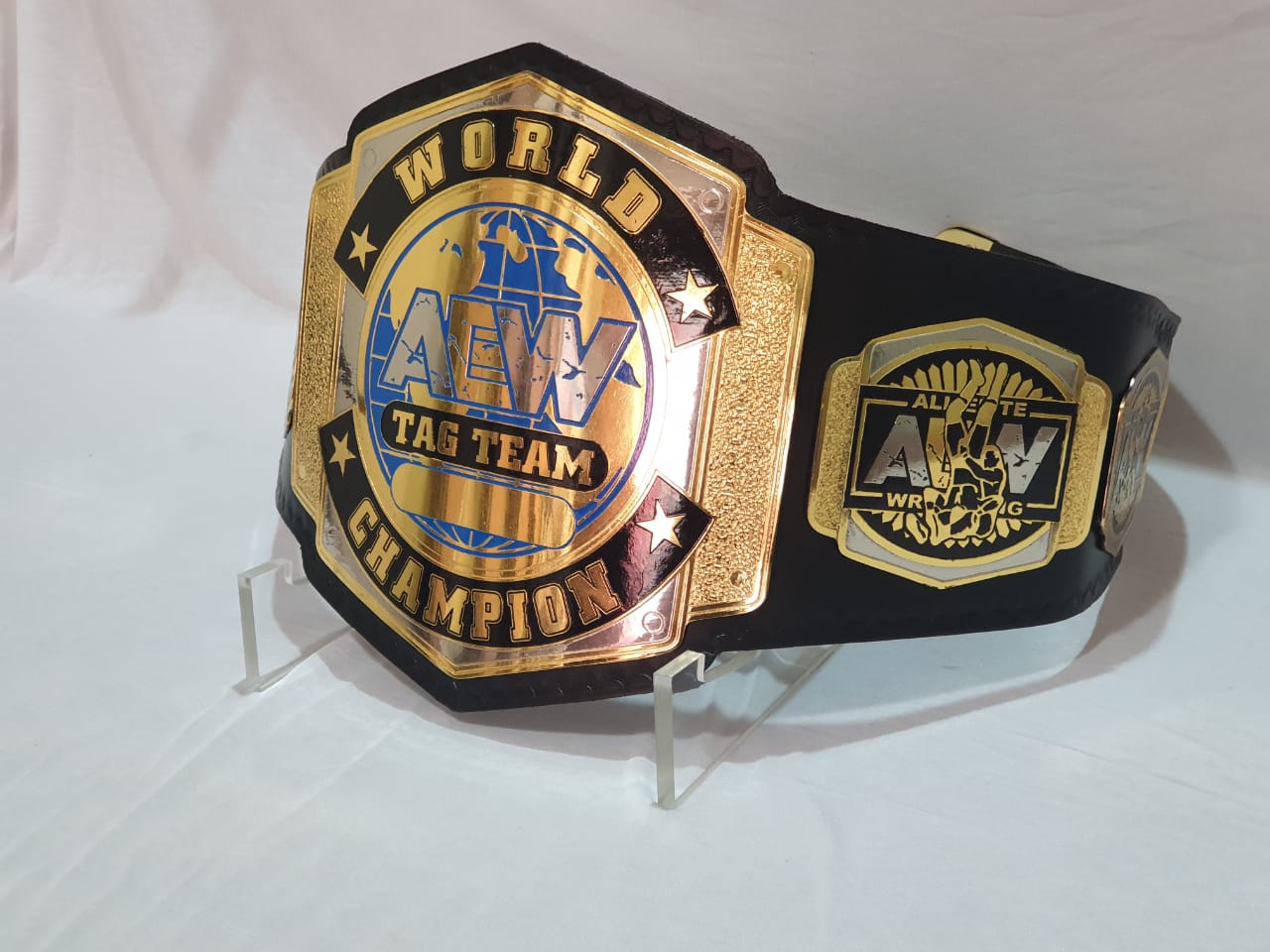 AEW World Tag Team Title World Wrestling Championship Belt