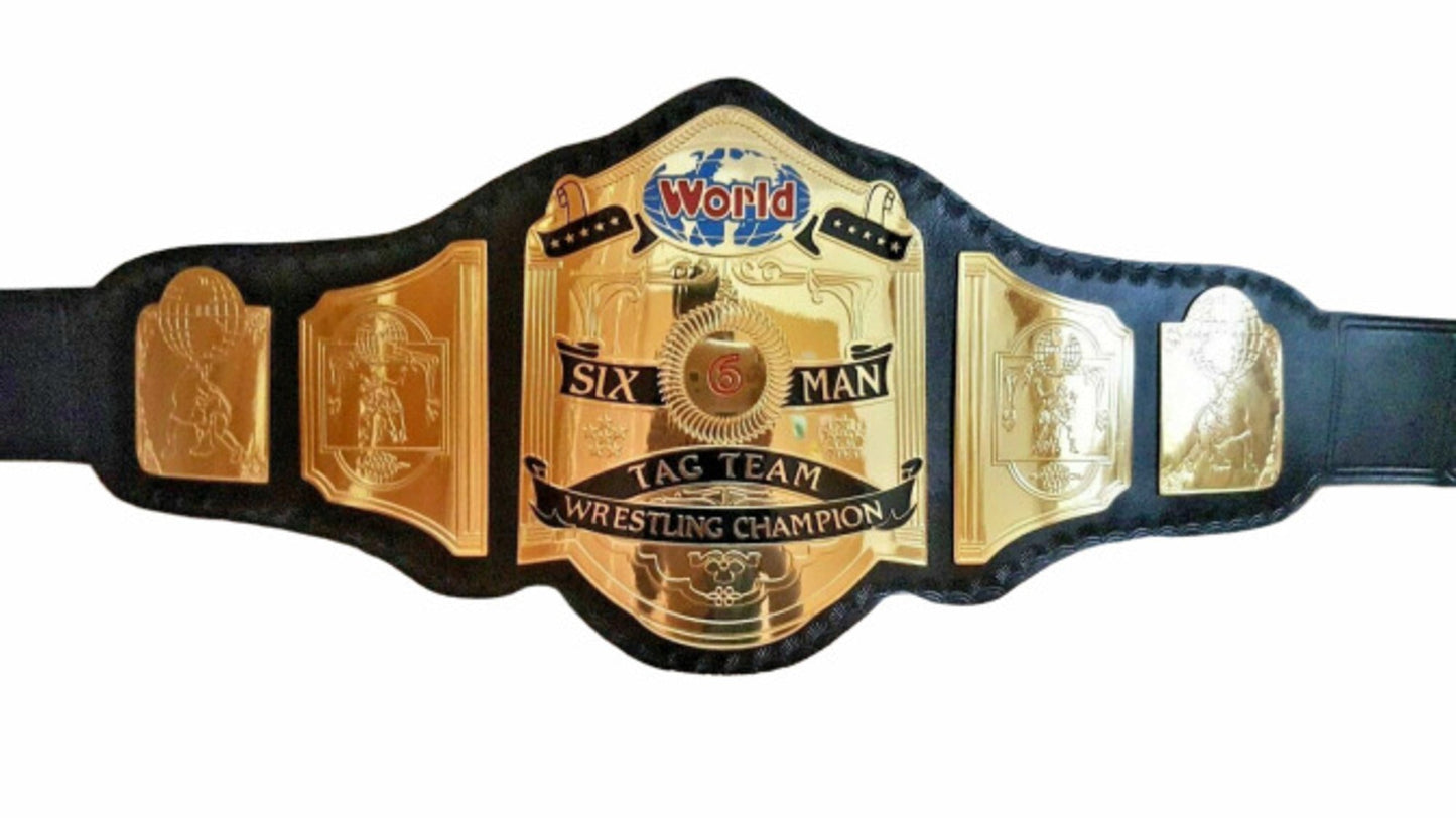 WCW Heavyweight Championship Belt 6 Man Tag Team Championship