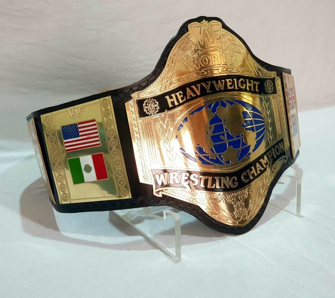 WWWF Title Hulk Hogan World Wrestling Federation Championship Belt