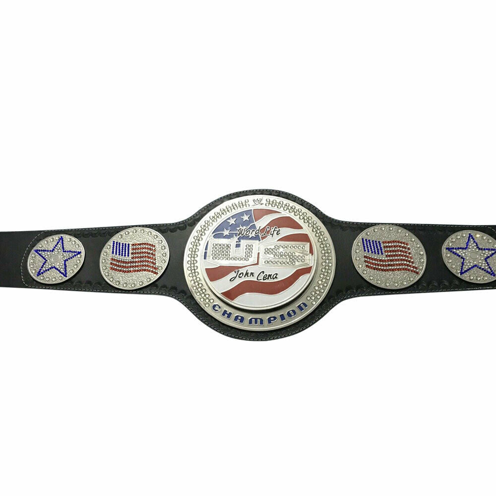 WWE World Title Belt John Cena US Spinner Belt WWE World Heavy Champion