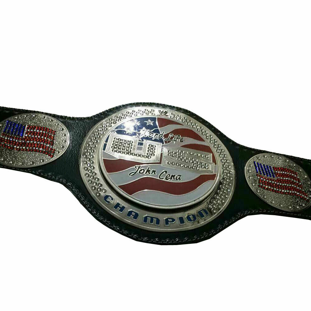 WWE World Title Belt John Cena US Spinner Belt WWE World Heavy Champion