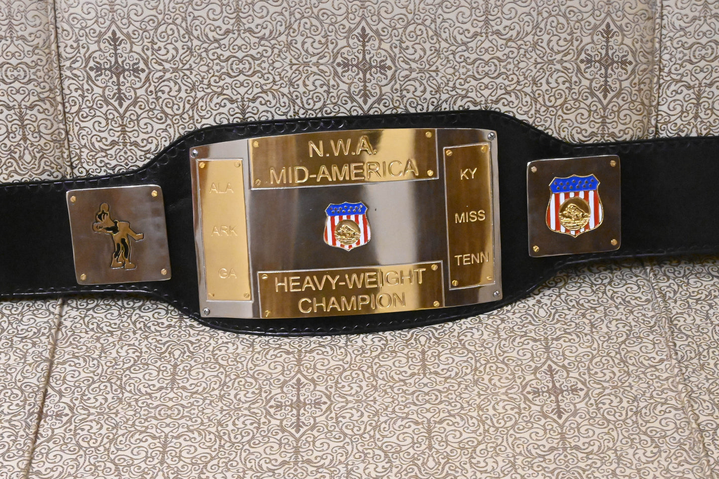 NWA Mid America World Wide Wrestling Championship Belt