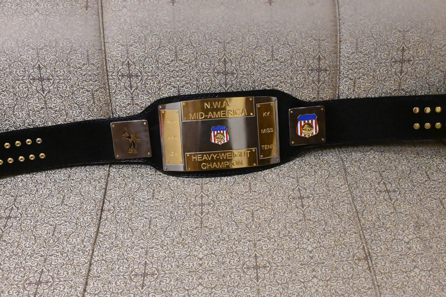 NWA Mid America World Wide Wrestling Championship Belt