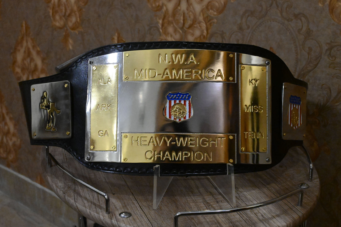 NWA Mid America World Wide Wrestling Championship Belt