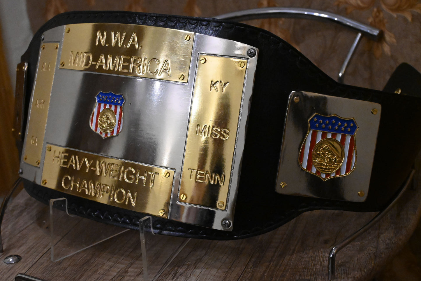 NWA Mid America World Wide Wrestling Championship Belt