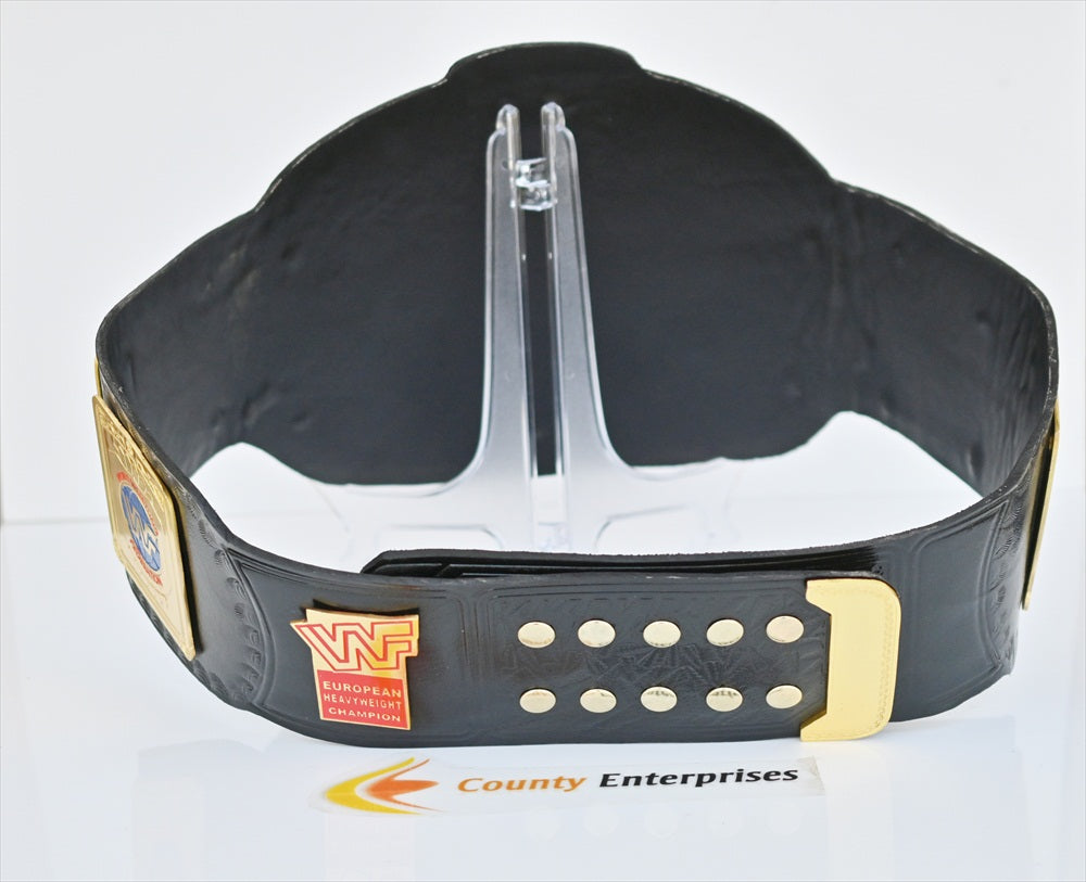 WWF World Title European Championship Belt World Wrestling Federation Belt