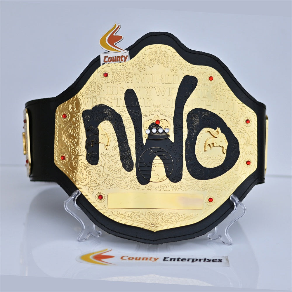 WCW Champion Belt nWo Spray Paint World Heavy Weight Championship Belt