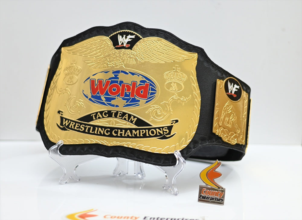 World Wrestling Federation Belt WWWF Title Tag Team Championship Belt