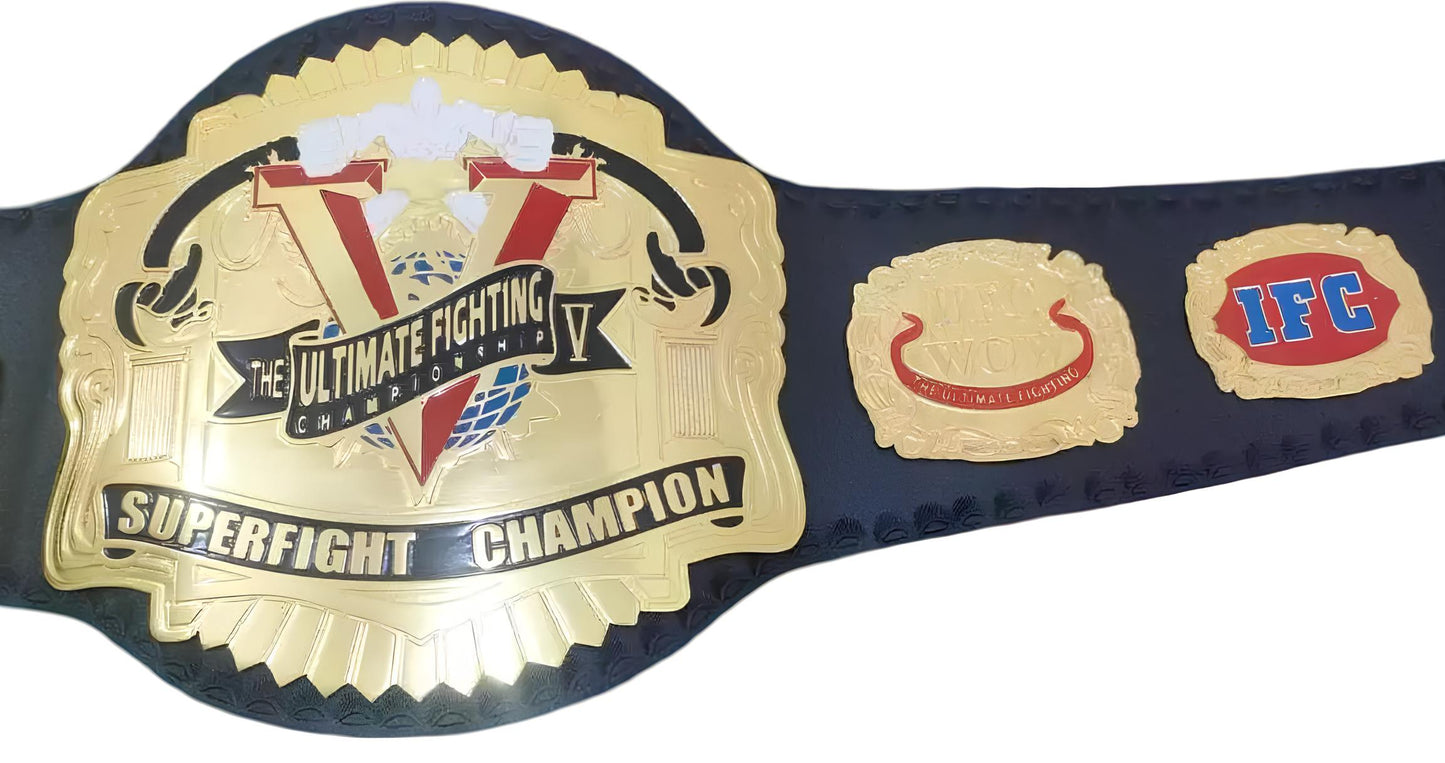 Ultimate Fighting Champion World Wide Wrestling Championship Belt