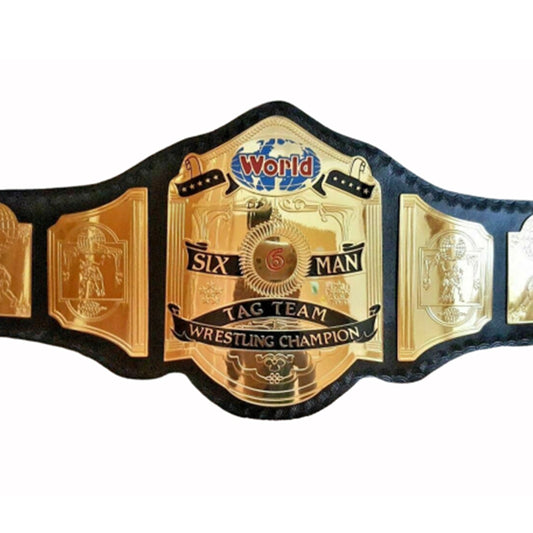 WCW Heavyweight Championship Belt 6 Man Tag Team Championship