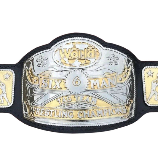 NWA World Six-Man Tag Team Championship Belt