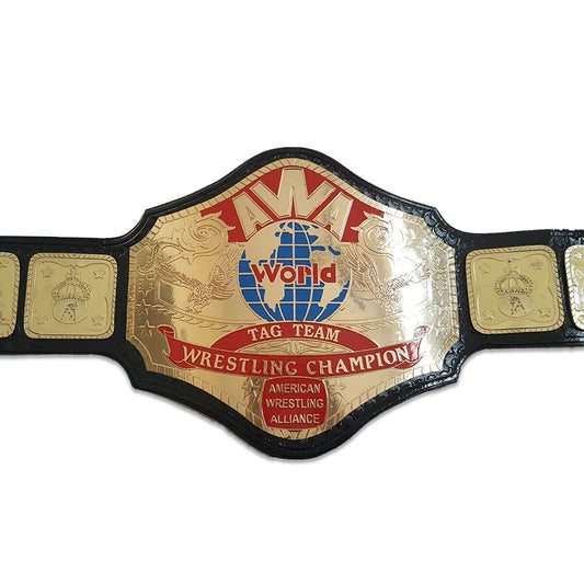 AWA Tag Team AWA World Title World Heavyweight Championship Belt