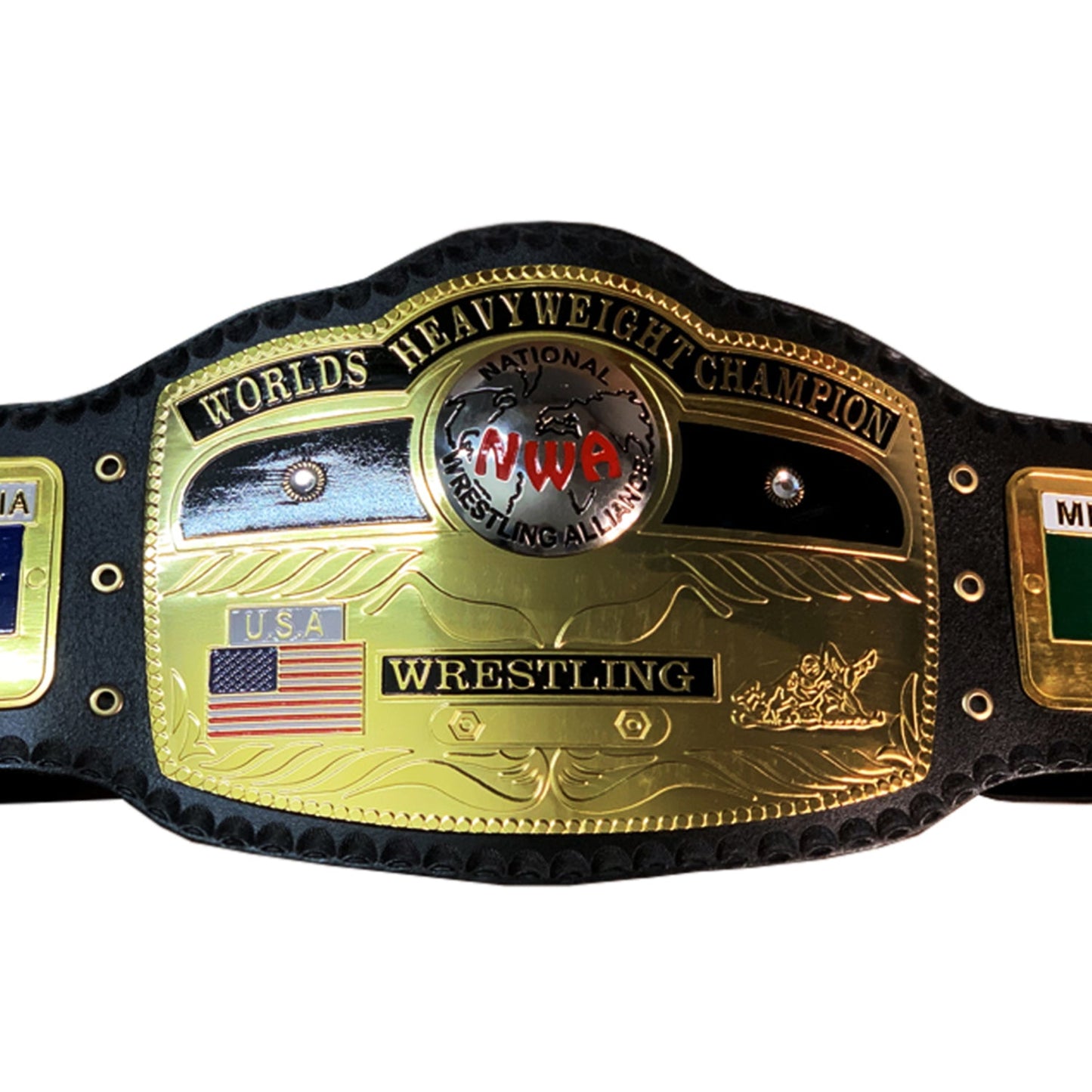 NWA Domed Globe Belt World Heavyweight Championship Belt