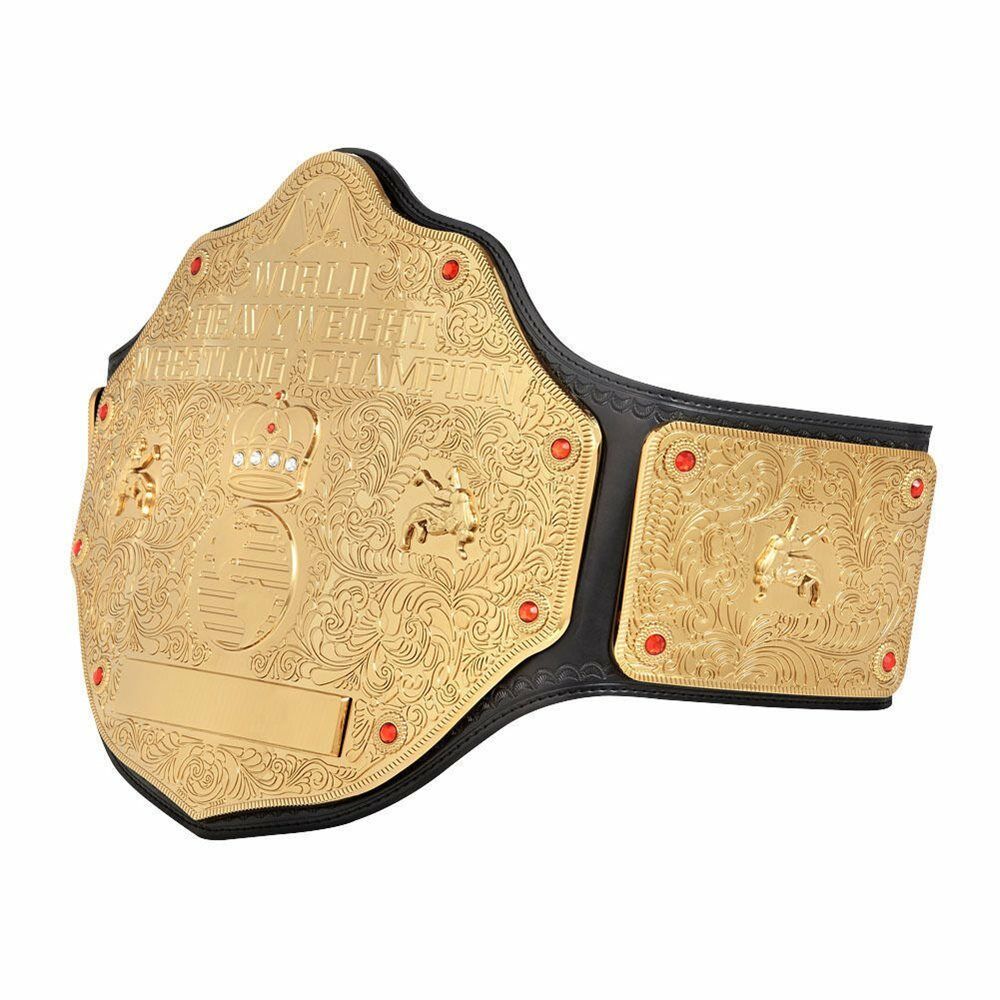 WWE World Heavyweight Championship Classic Big Gold Championship Belt WWE Belt