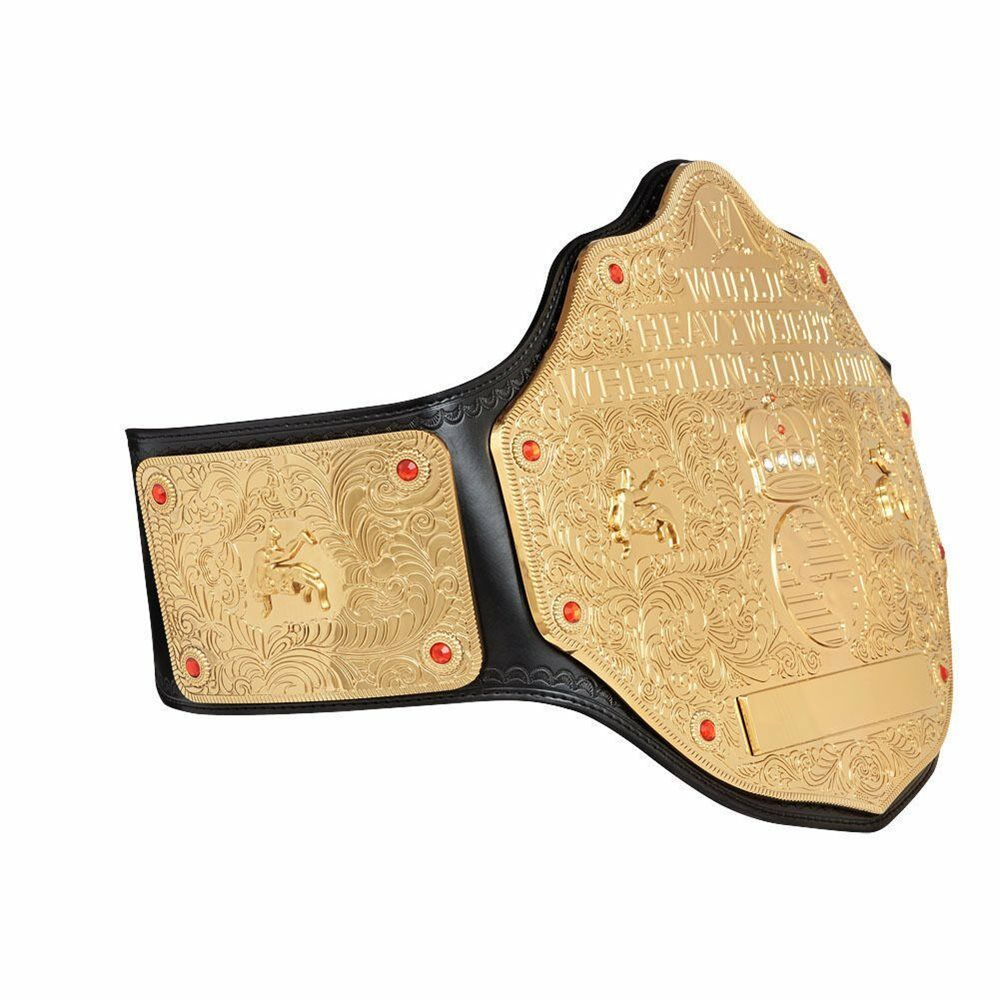 WWE World Heavyweight Championship Classic Big Gold Championship Belt WWE Belt